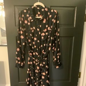 Button down MIDI Dress